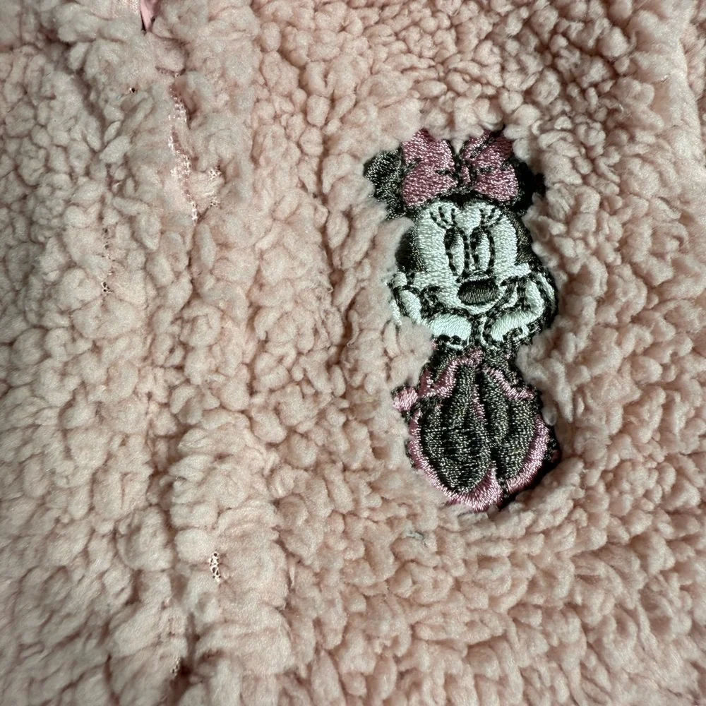 Disney | Pink Fleece Baby Footie | 18M